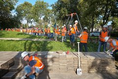 Tegelactie speeltuin Noordse Park