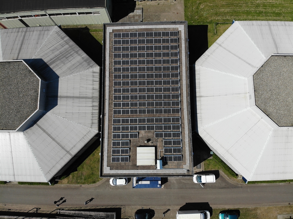 Locatie Zeist is met 130 panelen de grootste installatie