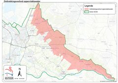 Plaatje kaart onttrekkingsverbod (flanken) Utrechtse Heuvelrug