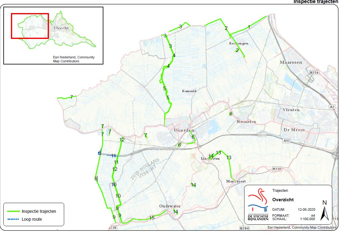 Inspectie dijktrajecten juli 2020