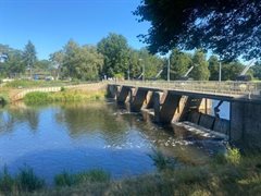 Gemaal Vilsteren bij de Vecht in Overijssel