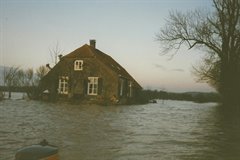 Hoogwater 1995 - omgeving Wijk bij Duurstede