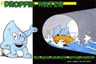 Voorkant stripboekje Droppie Water 1: De reis van het afvalwater