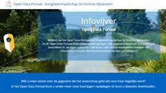 Open Data Portaal homepage