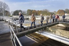 Excursie op rwzi Nieuwegein