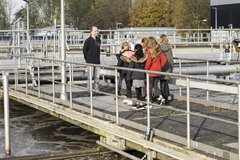 Excursie op rwzi Nieuwegein