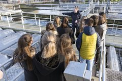 Excursie op rwzi Nieuwegein