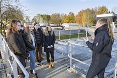 Excursie op rwzi Nieuwegein