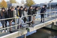 Excursie op rwzi Nieuwegein