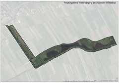 Het projectgebied omvat groefweg het natuurgebied Willeskop van Staatsbosbeheer en de boezem met kades langs de Damweg in Oudewater