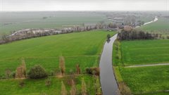 Luchtfoto Gekanaliseerde Hollandsche IJssel