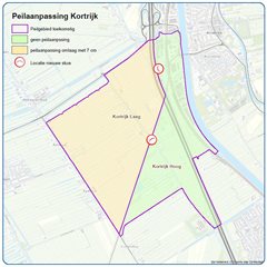 Peilaanpassing Kortrijk