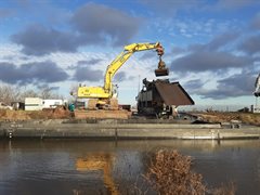 Baggeren nabij IJsselstein