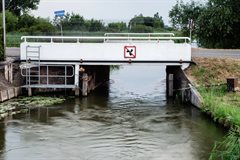 Autobrug die vervangen moet worden