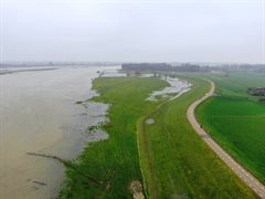 Hoogwater Lekdijk