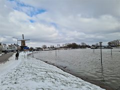 Haven Wijk, besneeuwd