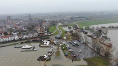 Hoogwater Wijk bij Duurstede