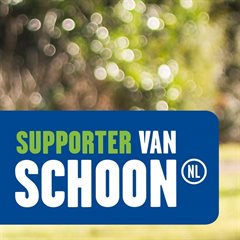 Supporter van schoon