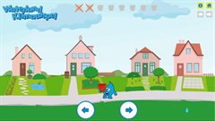 Knipsel Droppie game Red de huizen