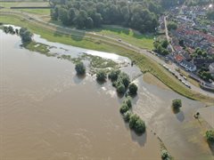 Hoogwater Lekdijk