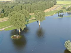 Hoogwater Lekdijk