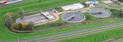 De rioolwaterzuiveringsinstallatie in Houten