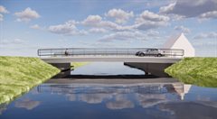 Artist impression brug Slangeweg Polsbroek