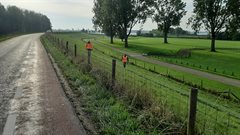 Inspectie van de dijk
