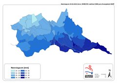 Kaart neerslagsom zondag 20220220