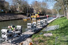 Zoetwaterriffen in Catharijnesingel Utrecht