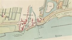 Oude kaart van Vreeswijk