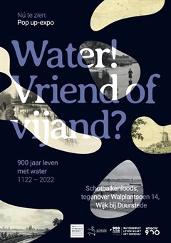 Voorkant Flyer expositie Water! Vriend of vijand?