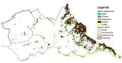 Overzicht natuur waterschapsgebied