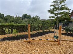 Groen schoolplein Basisschool de Zonnewijzer Houten