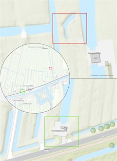 Kaart gemaal Noordzijderpolder