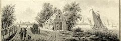 Historische prent waterschap