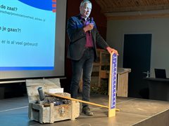 Bert presenteert