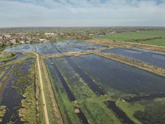 Waterberging Hooge Boezem gevuld