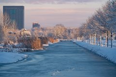 Galecopperwetering in de winter