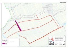 Kaart baggeren Keulevaart