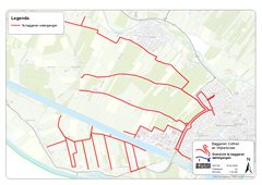 Kaart baggeren Cothen