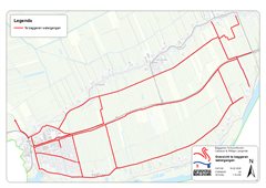 Kaart baggeren Schoonhoven, Willige Langerak en Cabauw