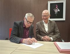 Ondertekening samenwerking