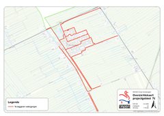 Kaart projectgebied baggeren dorp Kockengen