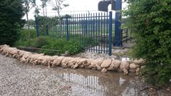 Waterstroompje bij gemaal Kockengen