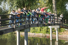 De badeendjesrace is begonnen