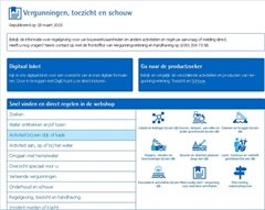 Webshop vergunningen
