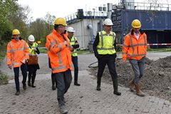 Op het terrein