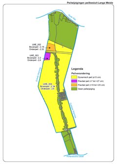 Peilwijzigingen peilbesluit Lange Weide