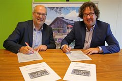 Ondertekening subsidie veenweidepad woerden